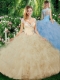 Luxurious Ball Gown Beading Quinceanera Dresses with Cap Sleeves