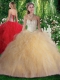 Pretty Ball Gown Beading and Ruffles Sweet 16 Gowns