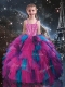 Petty Straps Beading Multi Color Adorable Little Girl Pageant Dresses for Winter
