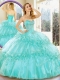 Affordable Sweetheart Quinceanera Gowns with Beading and Ruffled Layers for Summer