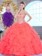 Beautiful Ball Gown Beading and Ruffles Quinceanera Gowns