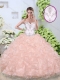 Beautiful Ball Gown Quinceanera Gowns with Beading and Pick Ups
