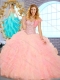 Lovely Ball Gown Sweetheart Quinceanera Dresses with Beading and Ruffles