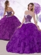 Low Price Ball Gown Sweetheart Quinceanera Gowns with Ruffles and Sequins
