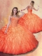 Wonderful Ball Gown Beading and Ruffles Sweet 16 Dresses