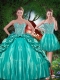 Summer Pretty Sweetheart Beading Detachable Quinceanera Dresses