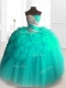 2016 Lovely Beading Sweet 16 Dresses with Hand Made Flowers