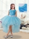 Latest 2016 High Low Flower Adorable Little Girl Pageant Dresses with Belt and Appliques