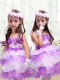 Perfect Short Flower Adorable Little Girl Pageant Dresses with Appliques and Ruffled Layers