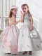 Lovely Ball Gown White Little Girl Pageant Dresses with Appliques and Beading