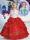 New Arrivals Spaghetti Straps Little Girl Pageant Dresses with Beading and Bubles