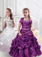 Sweet Spaghetti Straps Little Girl Pageant Dresses with Appliques and Bubles