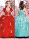 Beautiful Applique and Beaded Mini Quinceanera Dresses with Spaghetti Straps