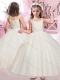 Beautiful Ball Gown Bateau Applique Mini Quinceanera Dresses with Cap Sleeves