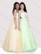 Best Selling See Through Empire Beaded Prom Dress in Tulle