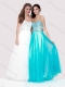 Luxurious Empire Tulle Long Dama Dress with Beaded Bodice