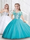 Exclusive Puffy Skirt Tulle Little Girl Pageant Dresses with Beading