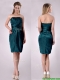 Exclusive Column Ruched Decorated Bodice Prom Dress in Hunter Green Exclusive Column Ruched Decorated Bodice Prom Dress in Hunter Green