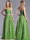 Exclusive Strapless Beaded Decorated Waist Prom Dress with Side Zipper