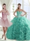 Decent Rolling Flowers Really Puffy Detachable Quinceanera Dresses with Beading Decent Rolling Flowers Really Puffy Detachable Quinceanera Dresses with Beading