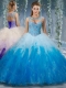 Exclusive Beaded and Ruffled Organza 15th Birthday Dresses in Gradient Color