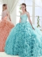 Exclusive See Through Back Beaded Detachable Quinceanera Dresses with Straps