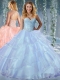 Luxurious Beaded and Ruffled Layers Quinceanera Dresses with Detachable Straps