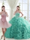 Popular Beaded Big Puffy Detachable Quinceanera Dresses in Rolling Flower Popular Beaded Big Puffy Detachable Quinceanera Dresses in Rolling Flower
