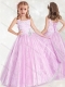 Fashionable Straps Lace Mini Quinceanera Dress with Beading and Appliques