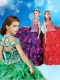 Cheap Beaded and Ruffled Adorable Little Girl Pageant Dress with Halter Top