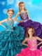 Discount Beaded and Ruffled Layers Adorable Little Girl Pageant Dress with Straps