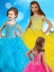Exclusive Spaghetti Straps Adorable Little Girl Pageant Dress with Beading and Ruffles