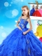 Fashionable Beaded and Ruffled Layers Mini Quinceanera Dress in Royal Blue