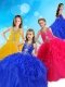 Gorgeous Halter Top Big Puffy Adorable Little Girl Pageant Dress with Beading and Ruffles