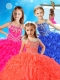 New Style Asymmetrical Neckline Adorable Little Girl Pageant Dress with Beading and Ruffles