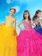 Sophisticated Halter Top Cap Sleeves Sophisticated Halter Top Cap Sleeves Mini Quinceanera Dress with Beading and Ruffles Dress with Beading and Ruffles