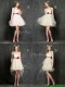 Most Popular Champagne Mini Length Prom Dresses with Belt