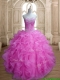 Cheap Lilac Big Puffy Quinceanera Dress with Beading and Ruffles  Cheap Lilac Big Puffy Quinceanera Dress with Beading and Ruffles