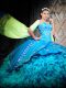 Baby Blue Ball Gowns Sweetheart Sleeveless Organza Brush Train Lace Up Embroidery and Ruffles Quinceanera Dresses