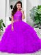 Inexpensive Floor Length Two Pieces Sleeveless Eggplant Purple Quinceanera Dresses Zipper