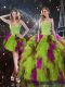 Deluxe Tulle Sweetheart Sleeveless Lace Up Ruffles 15 Quinceanera Dress in Multi-color
