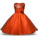 Enchanting Sleeveless Zipper Knee Length Bowknot and Belt and Hand Made Flower Flower Girl Dresses