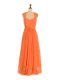 Gorgeous Lace Quinceanera Court Dresses Orange Red Lace Up Sleeveless Floor Length