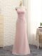 Baby Pink Sweetheart Neckline Lace Quinceanera Court Dresses Sleeveless Zipper