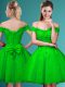 Beauteous Lace Up Off The Shoulder Lace and Belt Court Dresses for Sweet 16 Tulle Cap Sleeves
