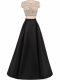 Black Sleeveless Taffeta Zipper Prom Party Dress for Prom and Party and Wedding Party