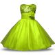 Graceful Olive Green Sleeveless Bowknot and Belt and Hand Made Flower Knee Length Flower Girl Dresses  Graceful Olive Green Sleeveless Bowknot and Belt and Hand Made Flower Knee Length Flower Girl Dresses