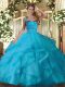 Extravagant Sleeveless Lace Up Floor Length Ruffles Quinceanera Dress
