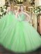 Vestidos de Quinceanera Military Ball and Sweet 16 and Quinceanera with Beading Sweetheart Sleeveless Lace Up