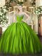 High Quality Ball Gowns Satin Sweetheart Sleeveless Beading Floor Length Lace Up Quince Ball Gowns